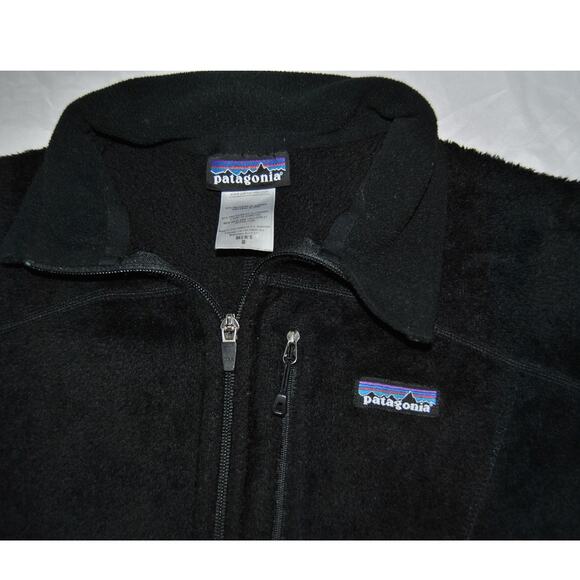 Patagonia Polartec Regulator R4 Black Full Zip Up Fleece Jacket Small - Picture 2 of 11
